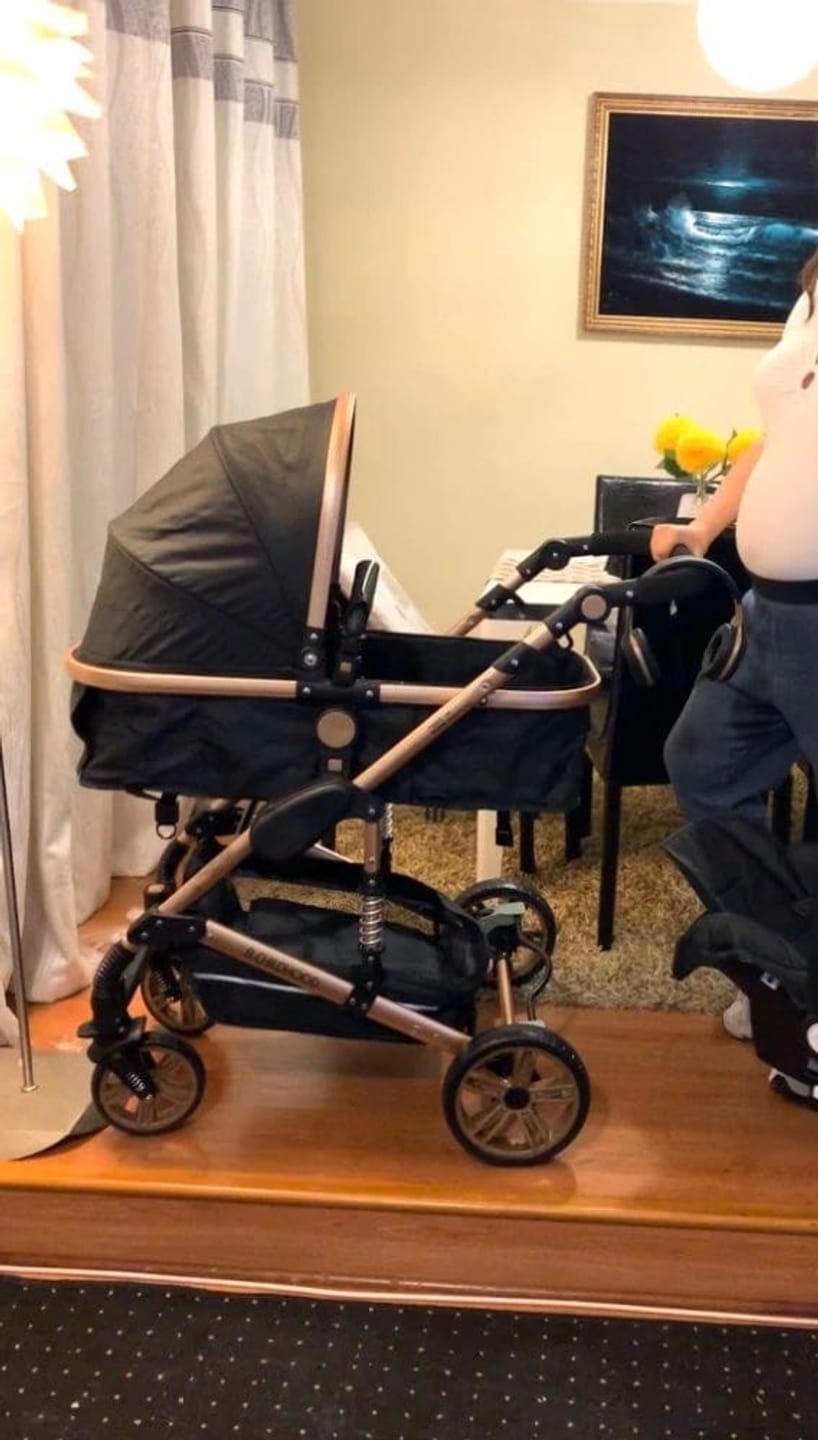 Customer photo review of Luxury 3-in-1 Baby Stroller & Car Seat Combo