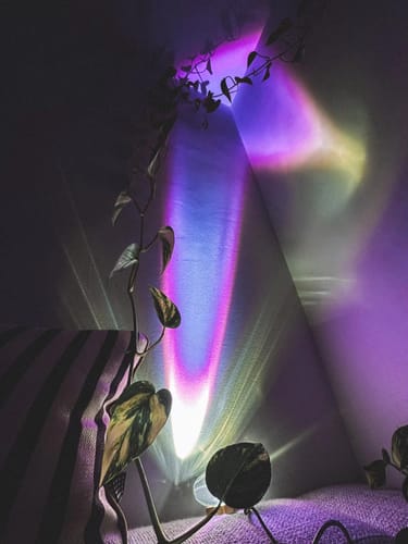 Customer photo review of Led Crystal Eye Table Lamp