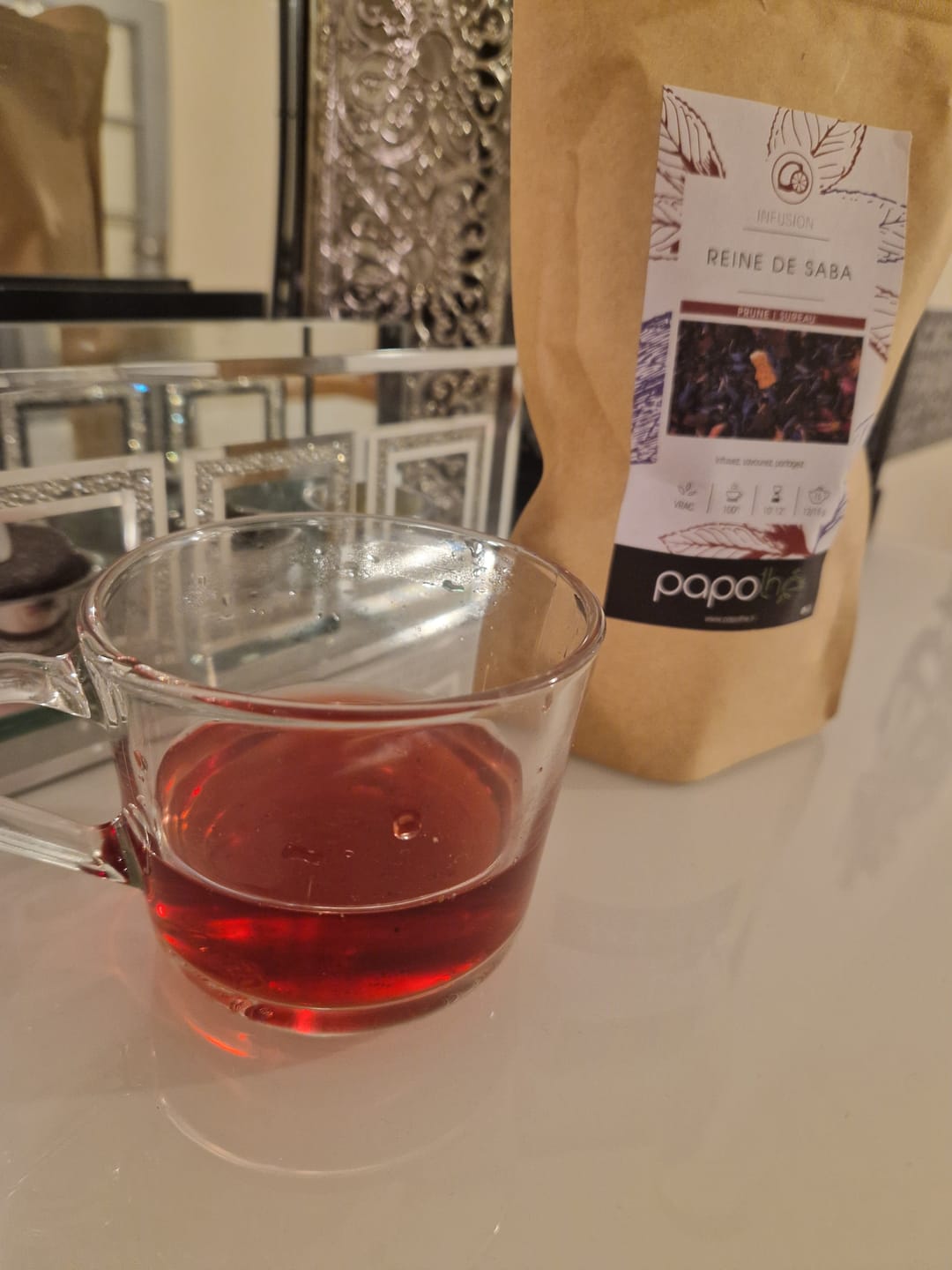 Customer photo review of Infusion Fruitée (Reine de Saba)