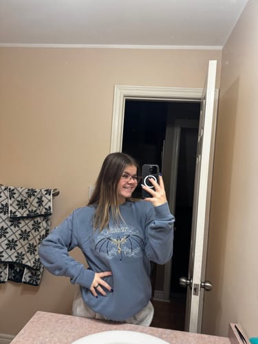 Customer photo review of I am Infinite Premium Crewneck
