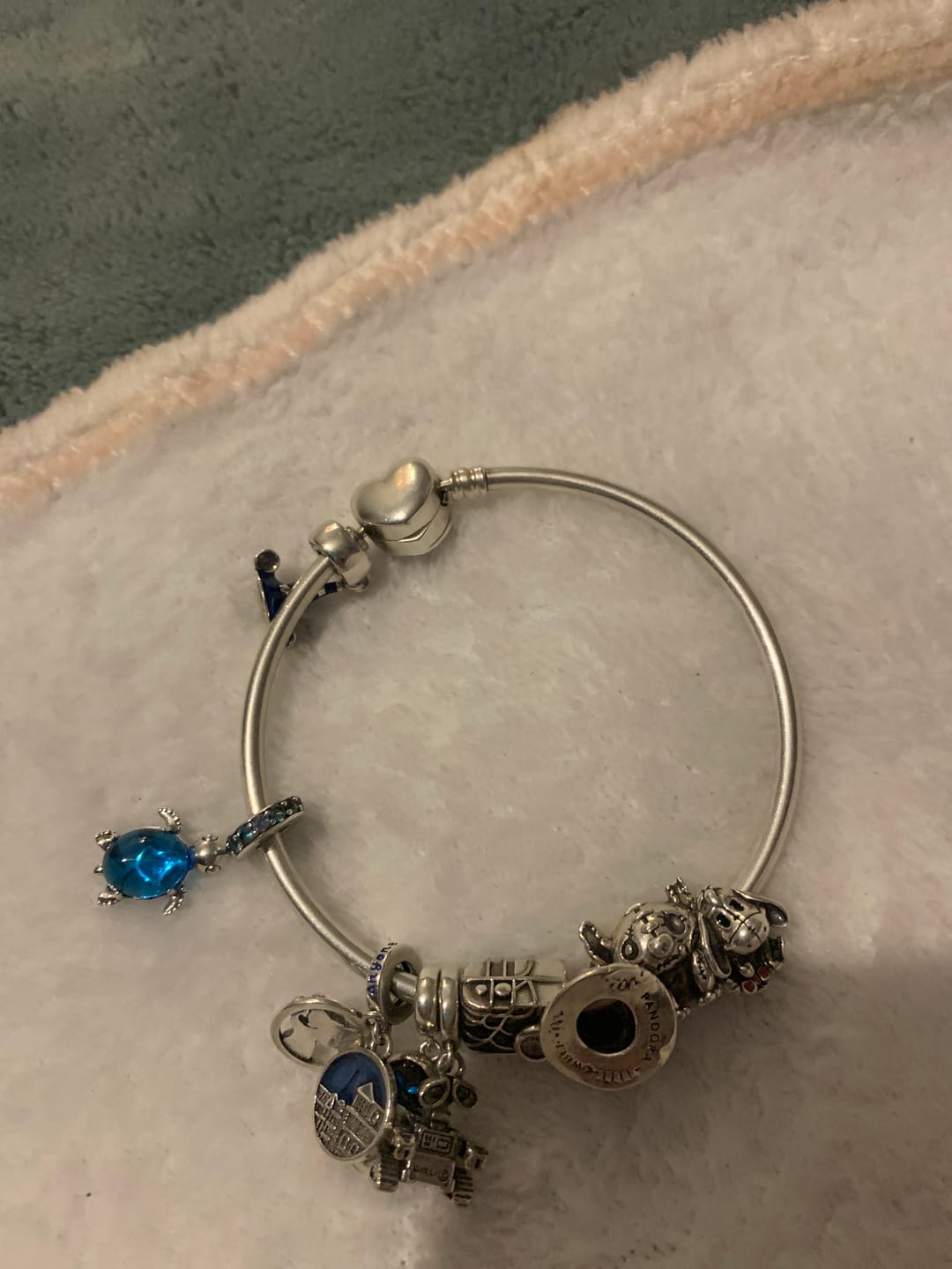 Customer photo review of Charm Tortuga Azul