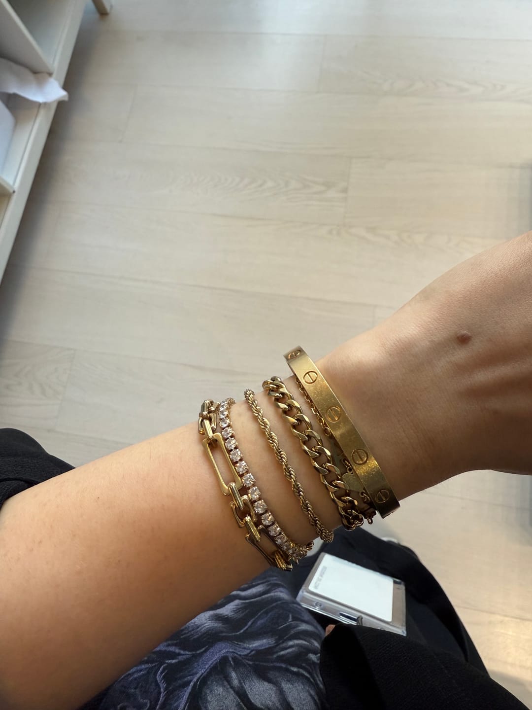 Customer photo review of The Lovers Chain Bracelet
