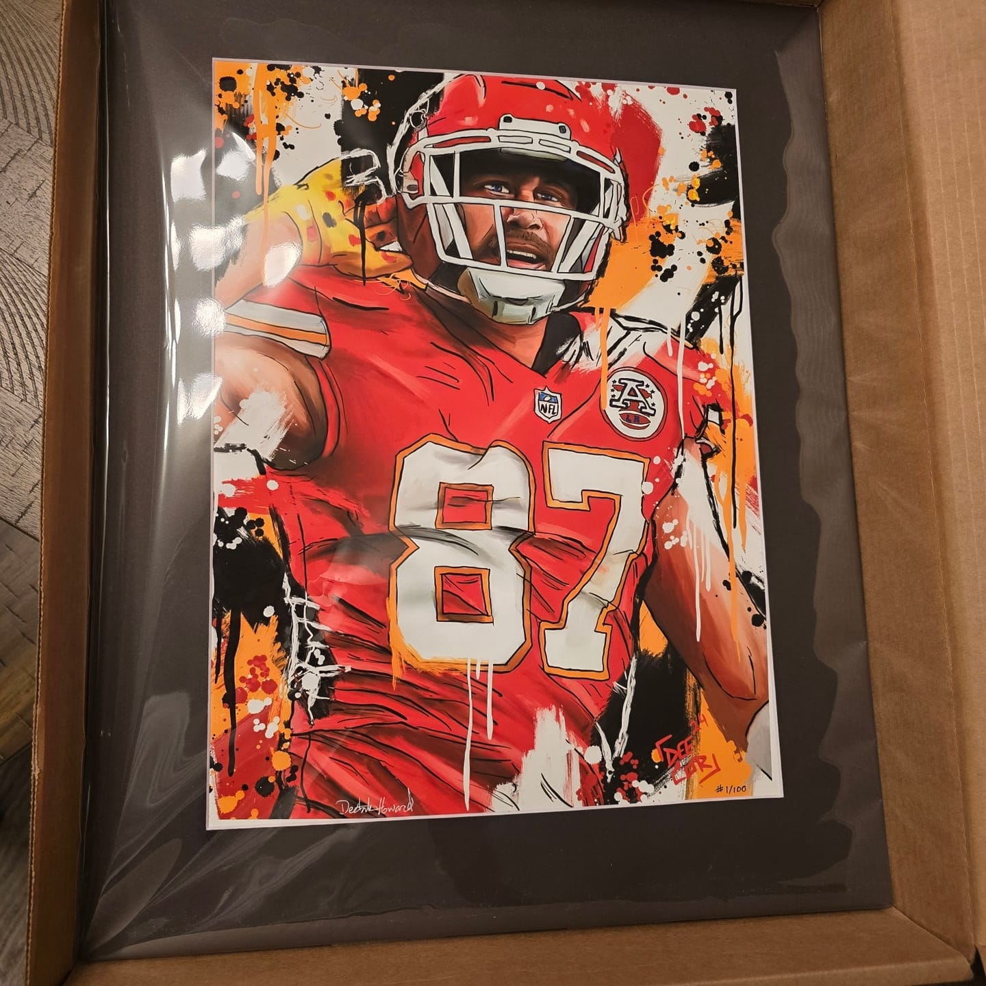 Customer photo review of Travis Kelce – The Heart of the Game