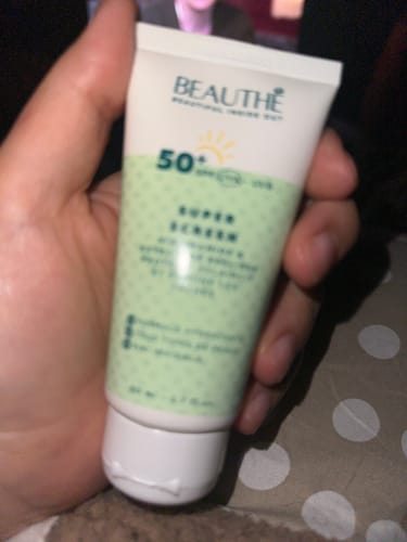 Customer photo review of Super Screen - SPF 50+