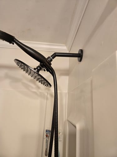 Customer photo review of 7 Inch Shower Arm and Flange