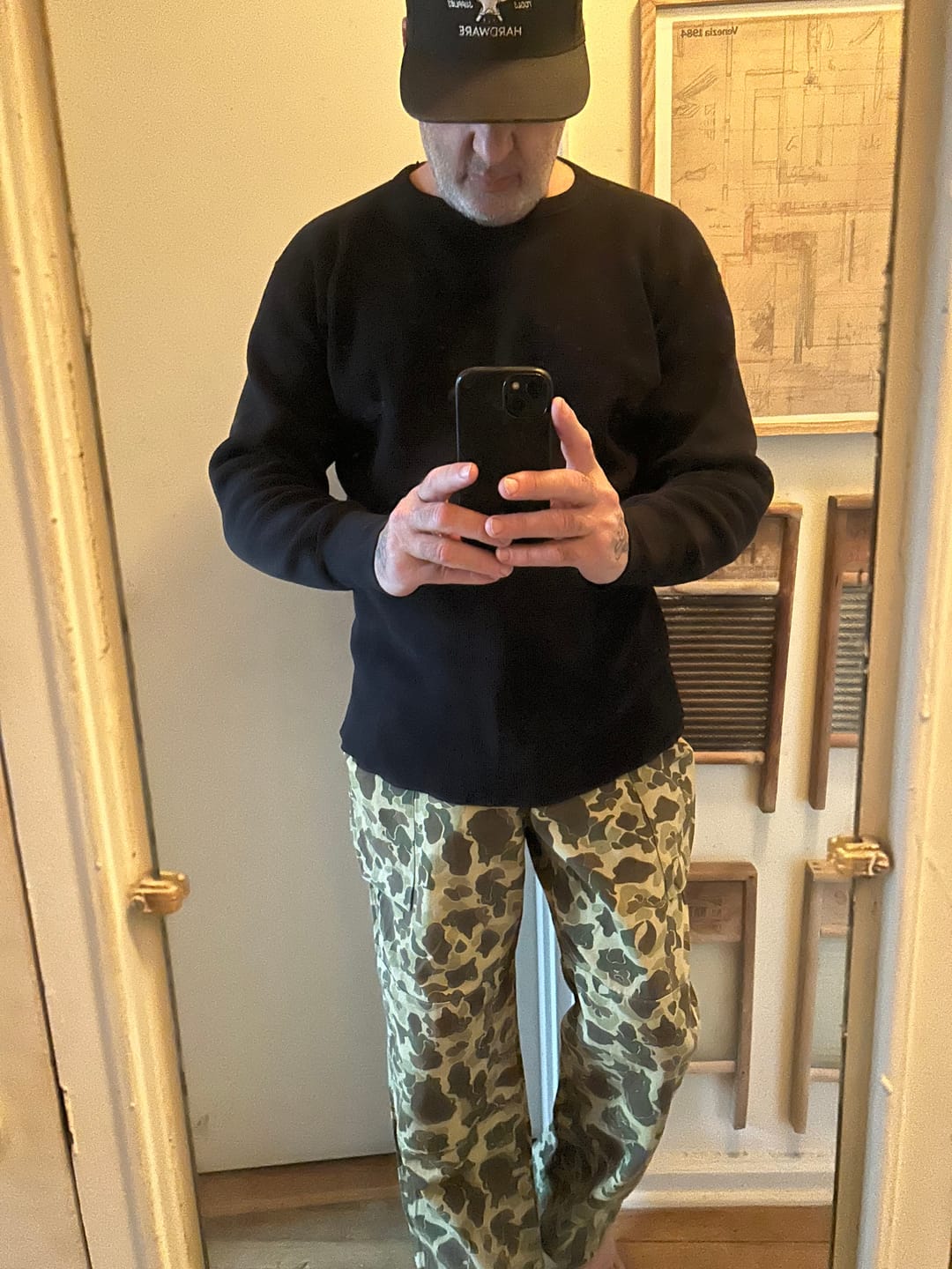 Customer photo review of Heavyweight Waffle Cotton Underwear - Black