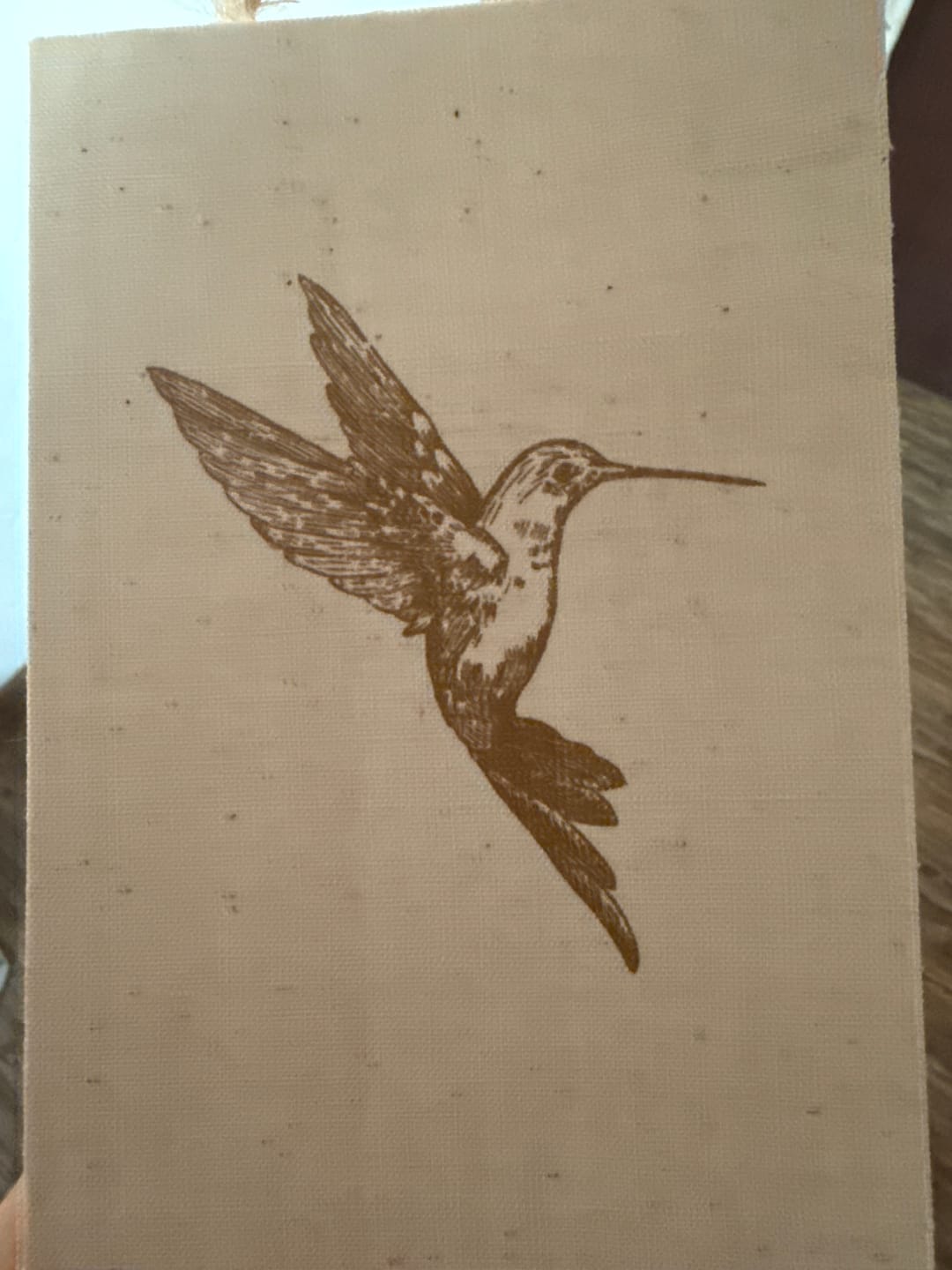 Customer photo review of Notebook Softbound - Humming Bird