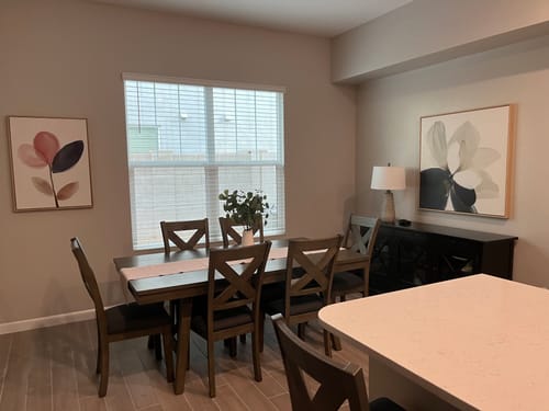 Customer photo review of Whispering Petals Canvas Art