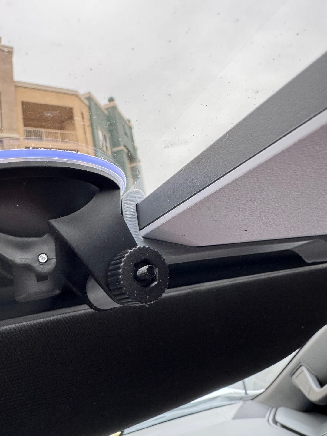 Customer photo review of Starlink Mini Suction Cup Mount for Sunroof - Low-Profile