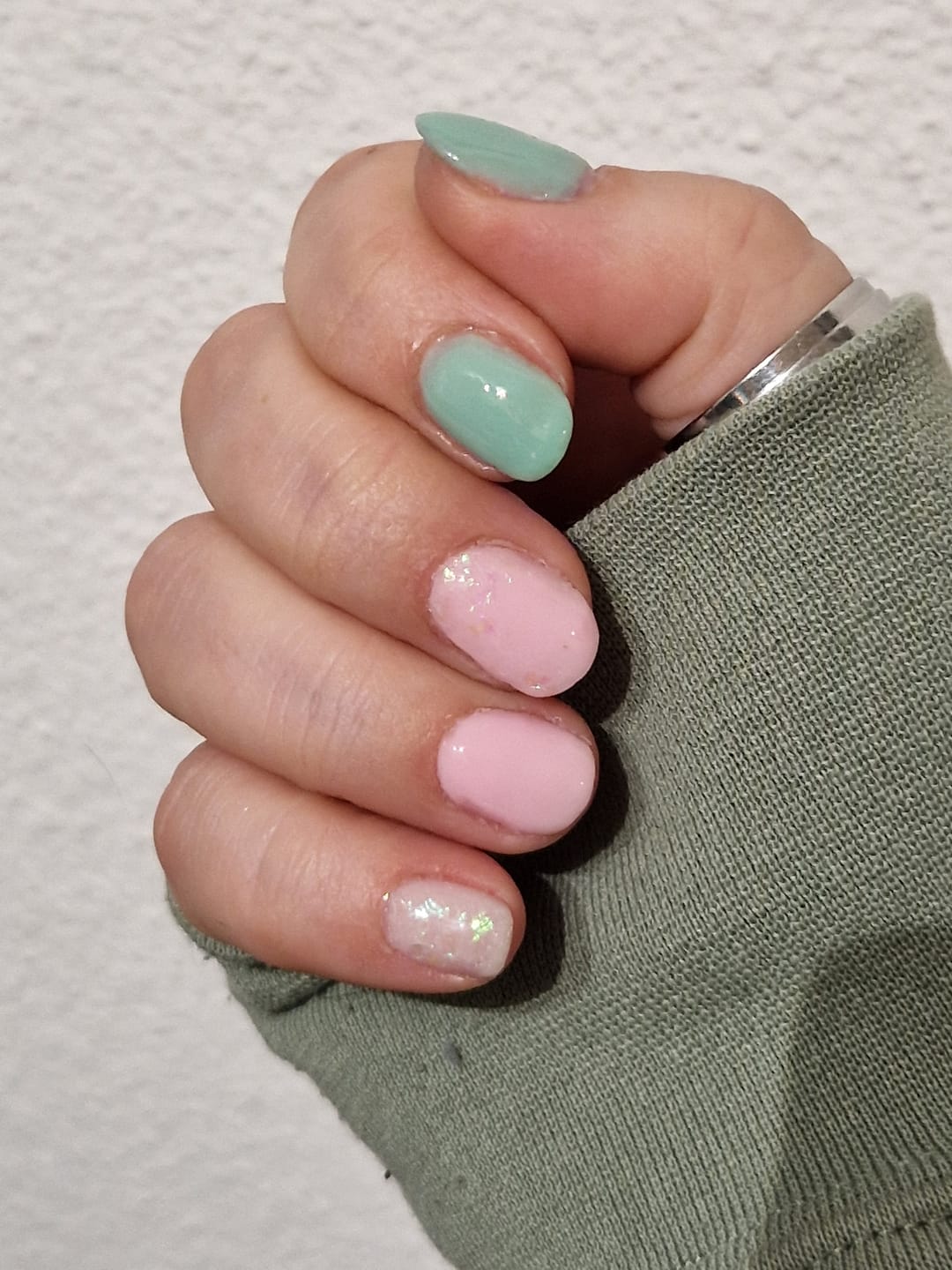 Customer photo review of Mermaid Dipping Powder