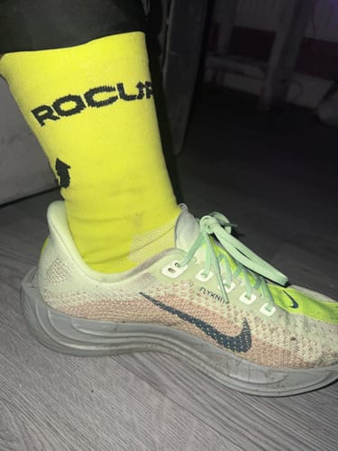 Customer photo review of ROCUP Performance Socks - Neon (3 pack)
