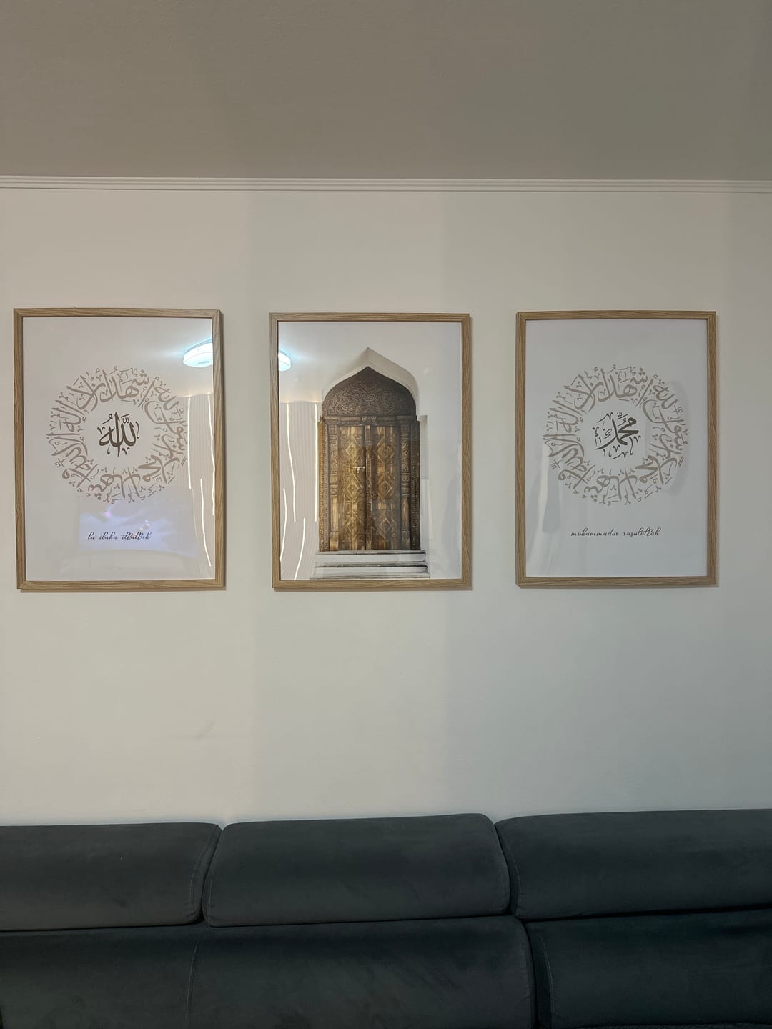 Customer photo review of Shahada Set (Poster Set)