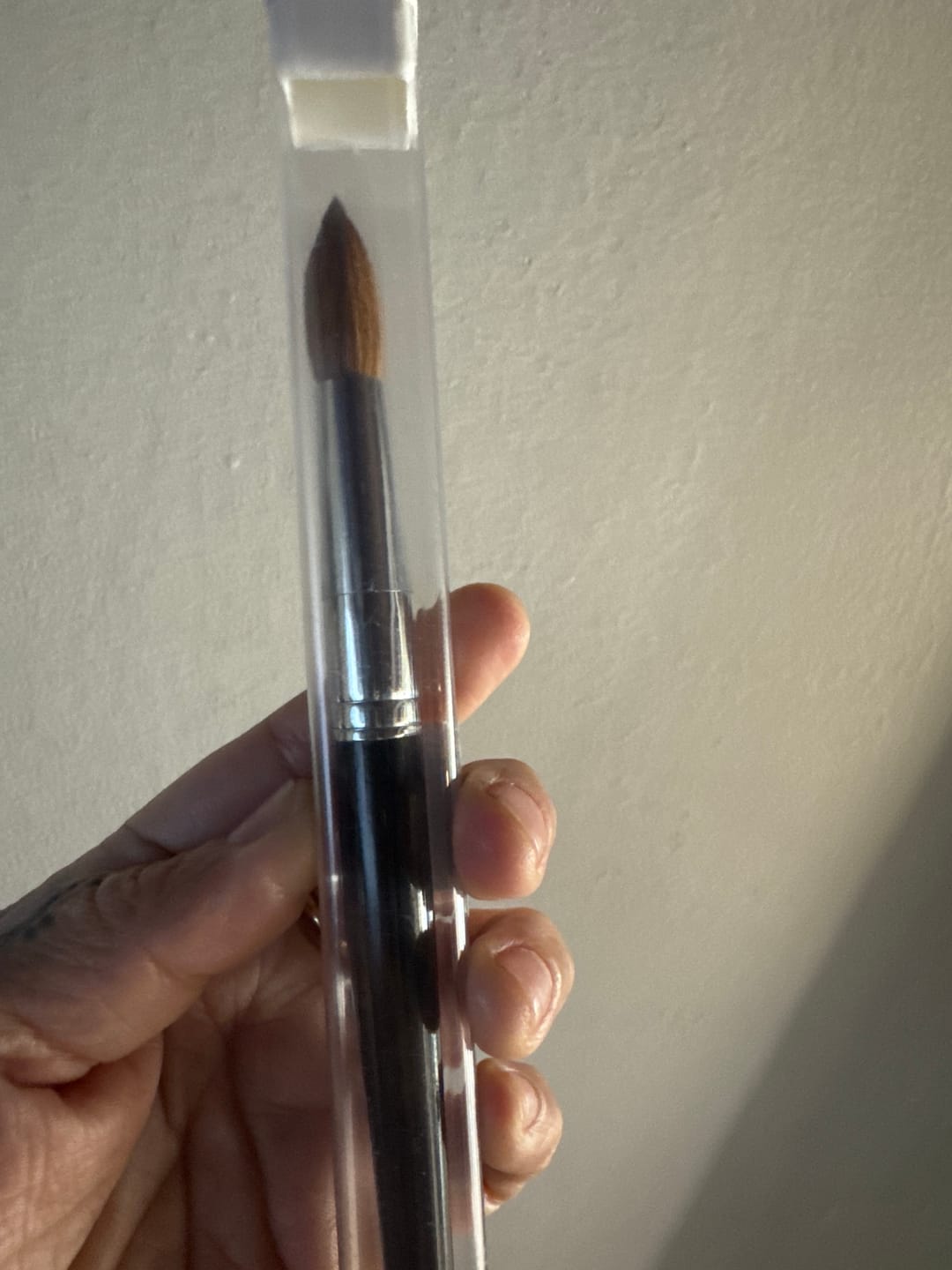 Customer photo review of T1 Acrylic Kolinsky Brushes