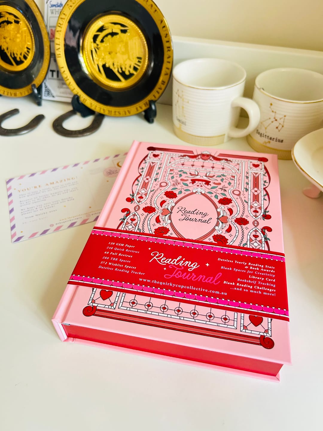 Customer photo review of Reading Journal - Sugar & Spice