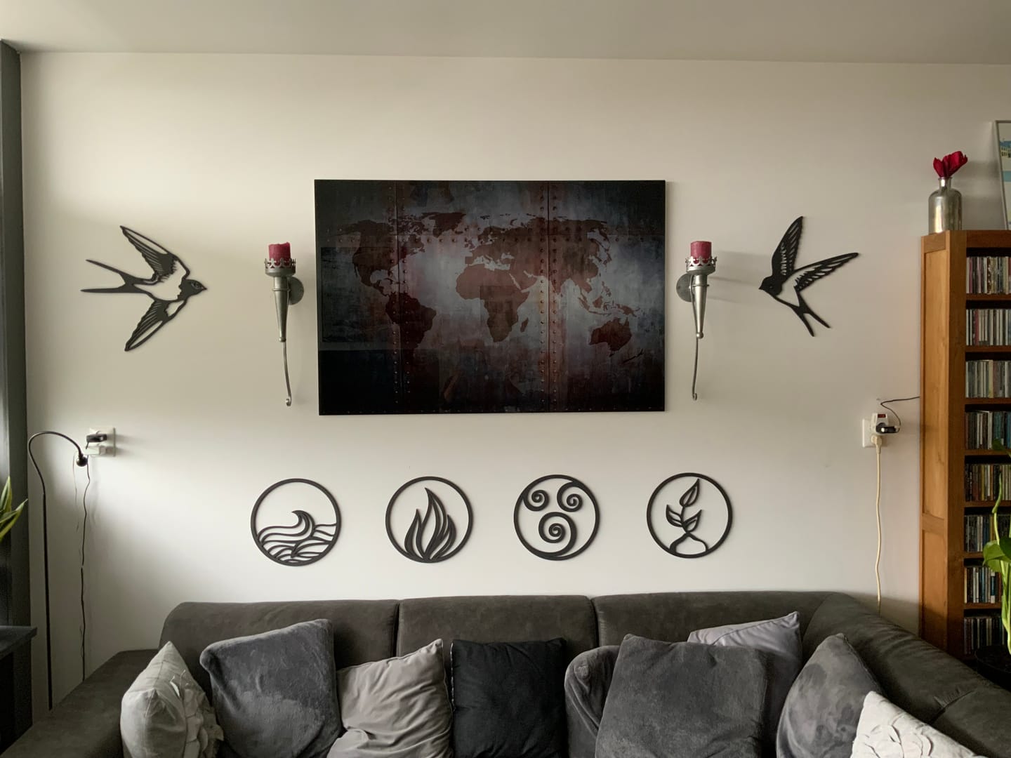 Customer photo review of Wanddecoratie dieren | Zwaluw koppel