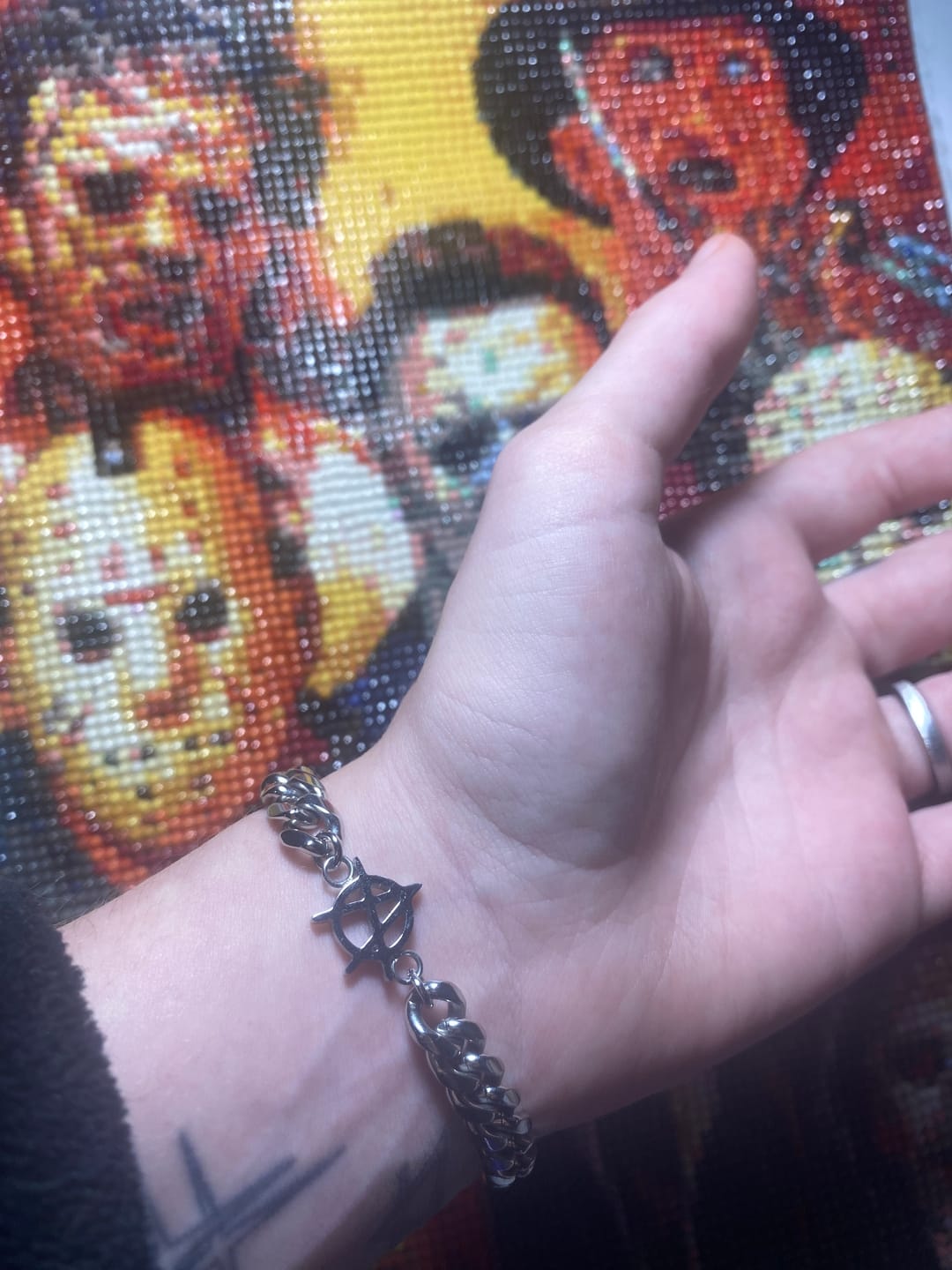 Customer photo review of ANARCHY CUBAN BRACELET