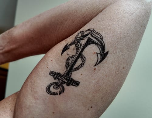 Customer photo review of Create Your Own Tattoo