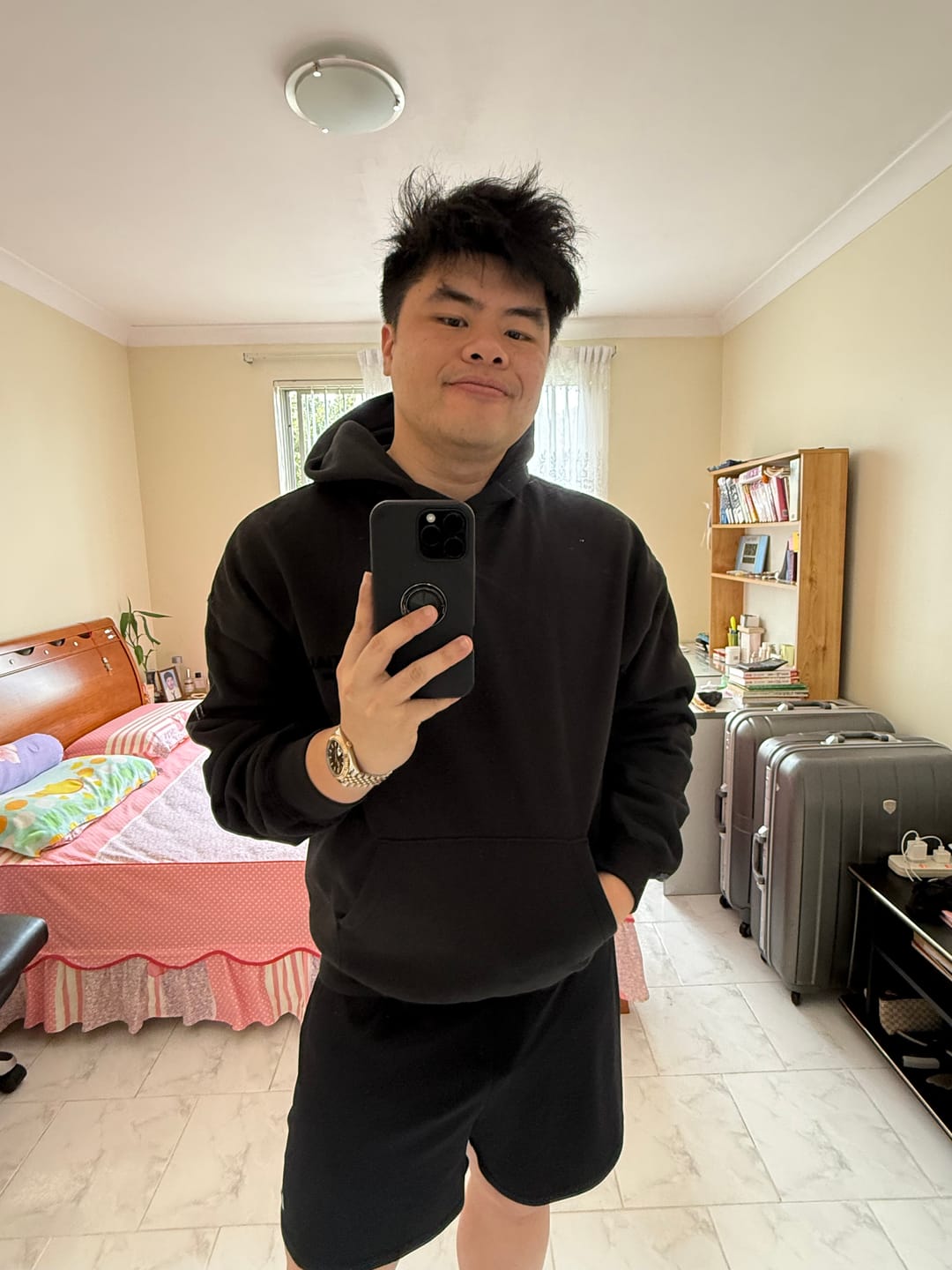 Customer photo review of Fear Of God Essentials Pull-Over Hoodie Stretch Limo SS22