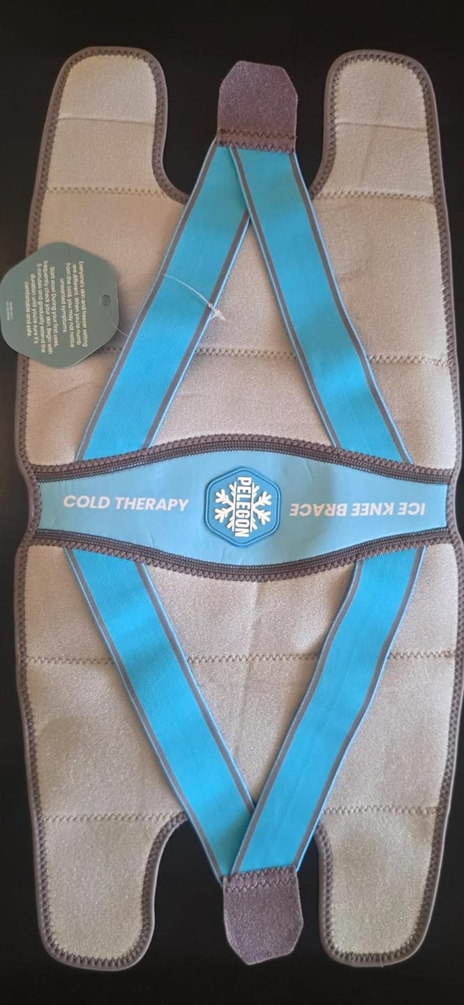 Customer photo review of Knee Ice Pack Wrap