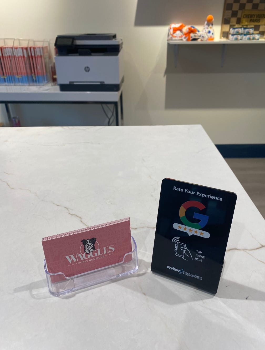 Customer photo review of NFC Google Review Stand