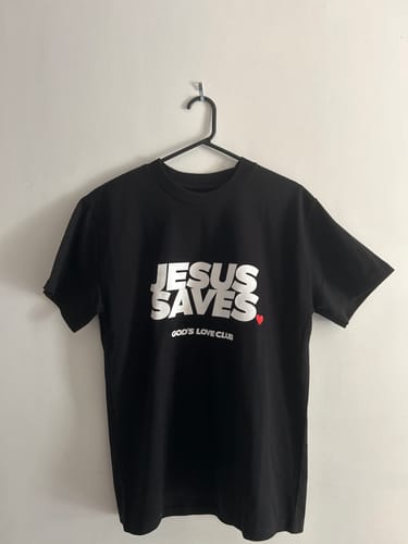 undefined review of Jesus Saves Tee - Black image 1 out of 1