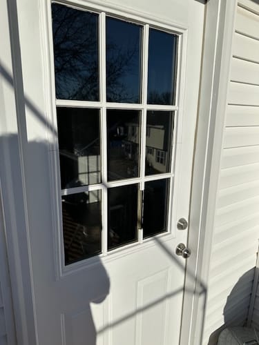 Customer photo review of Clear 1 Lite Glass and Frame Kit (Half Lite)