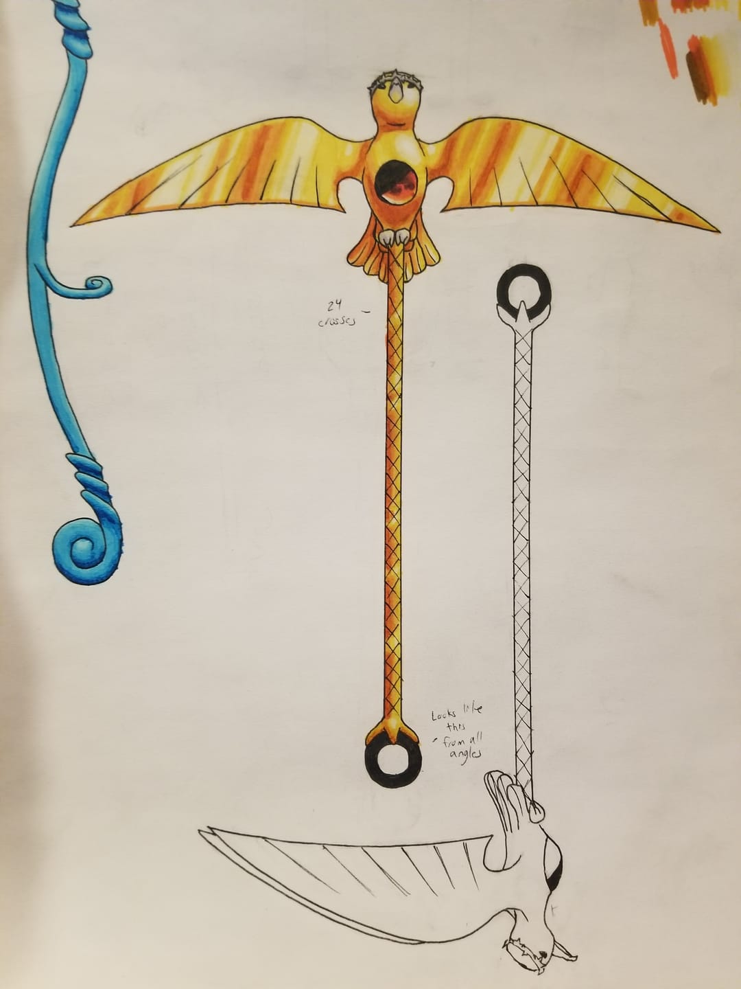 Customer photo review of Ohuhu Oahu 200 Colors Dual Tips Alcohol Art Markers, Fine & Chisel