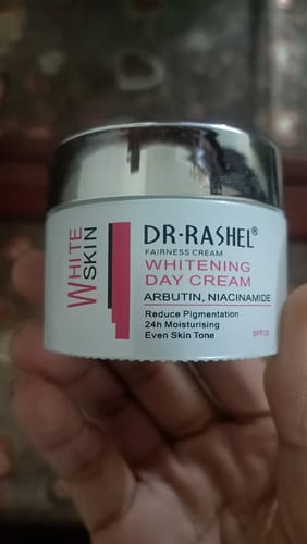 Customer photo review of Dr.Rashel Fairness Whitening Day Cream