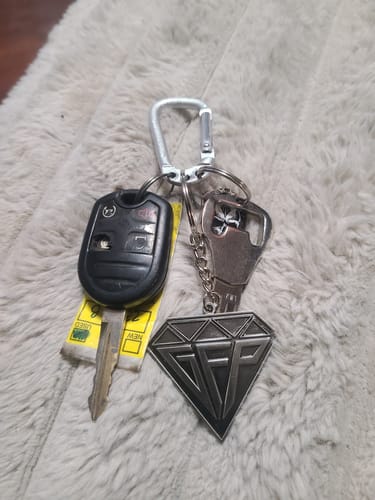 Customer photo review of DIAMOND KEYCHAIN