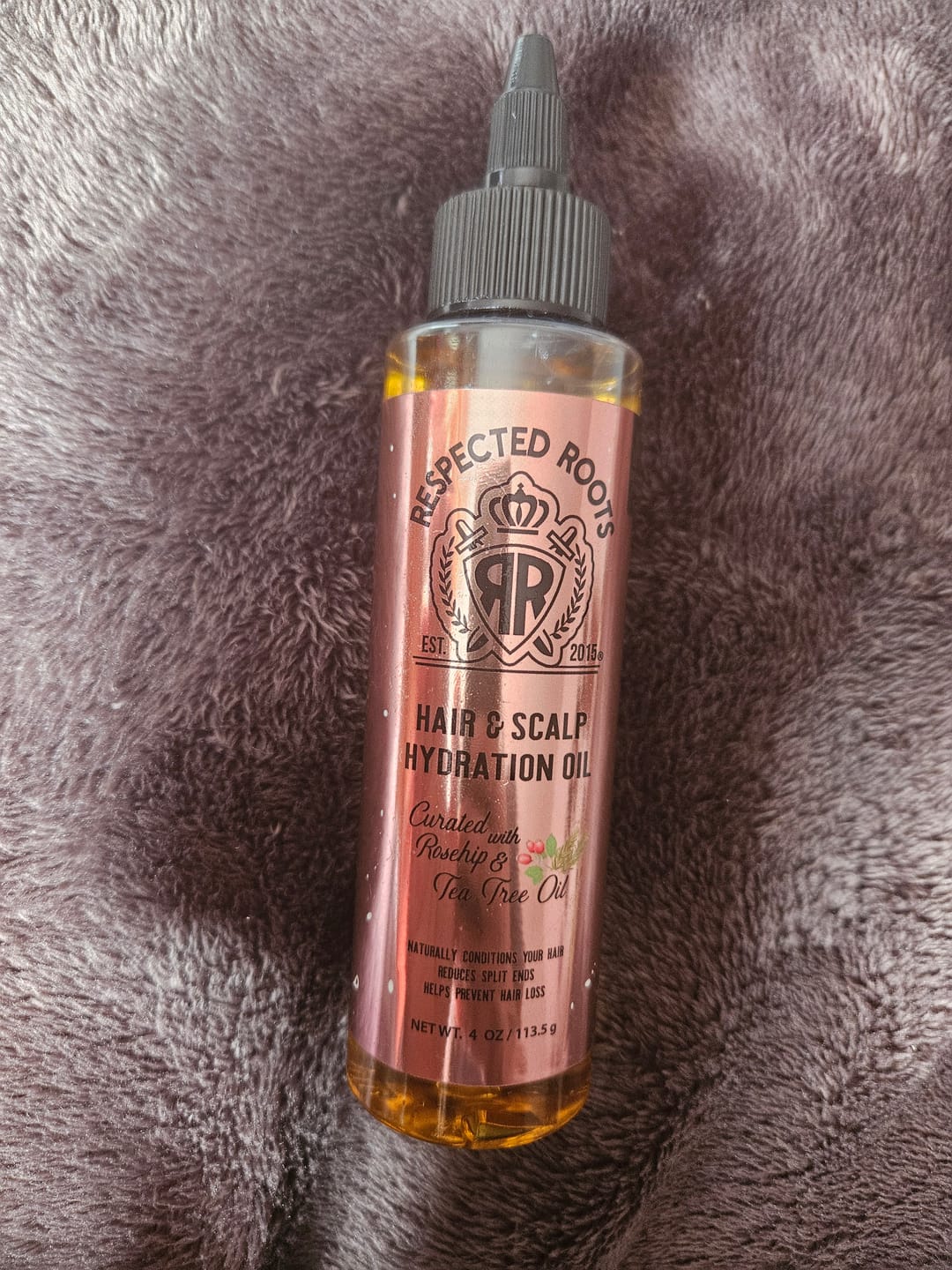 Customer photo review of Hair & Scalp Hydration Oil