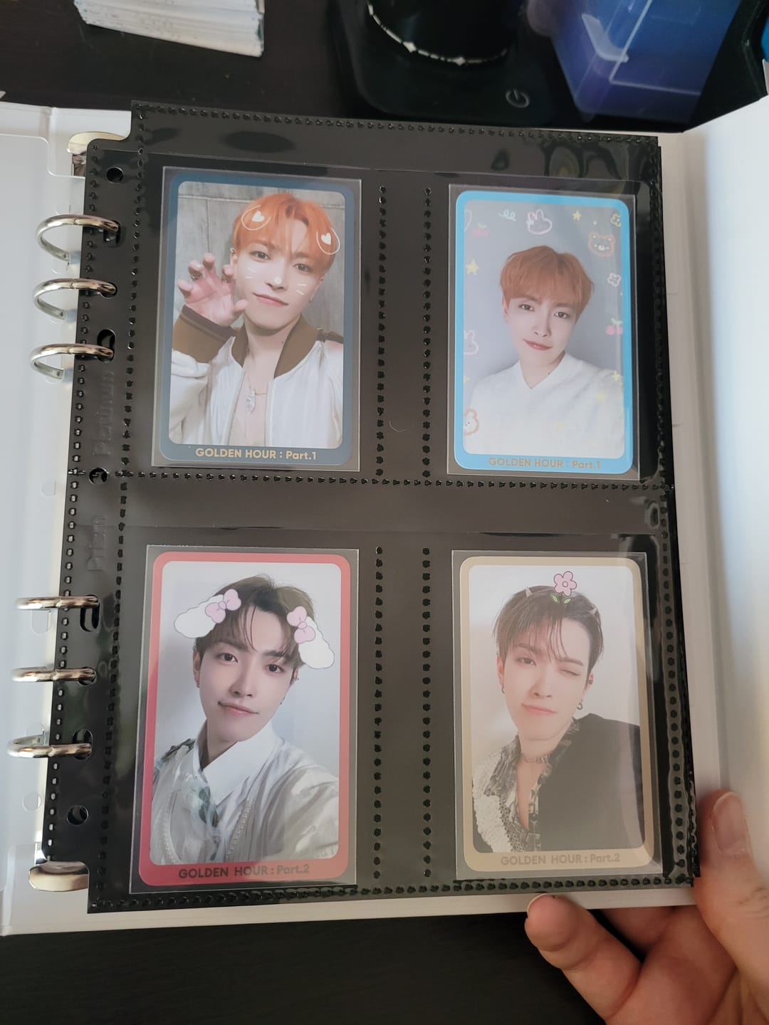 Customer photo review of B&W Custom A5 4-Pocket Pages - Standard Photocard