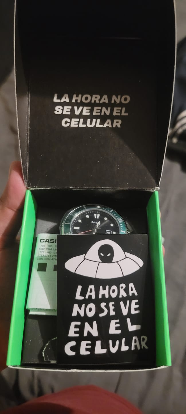 Customer photo review of Reloj Casio Submariner Marlin Duro MDV-107D-1A2VDF Buceo