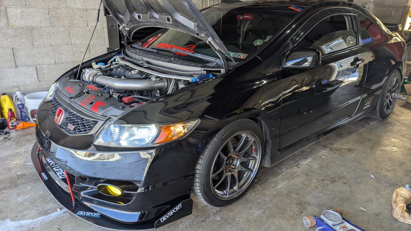 Customer photo review of DevSport Front Splitter Add-On Winglets - V1