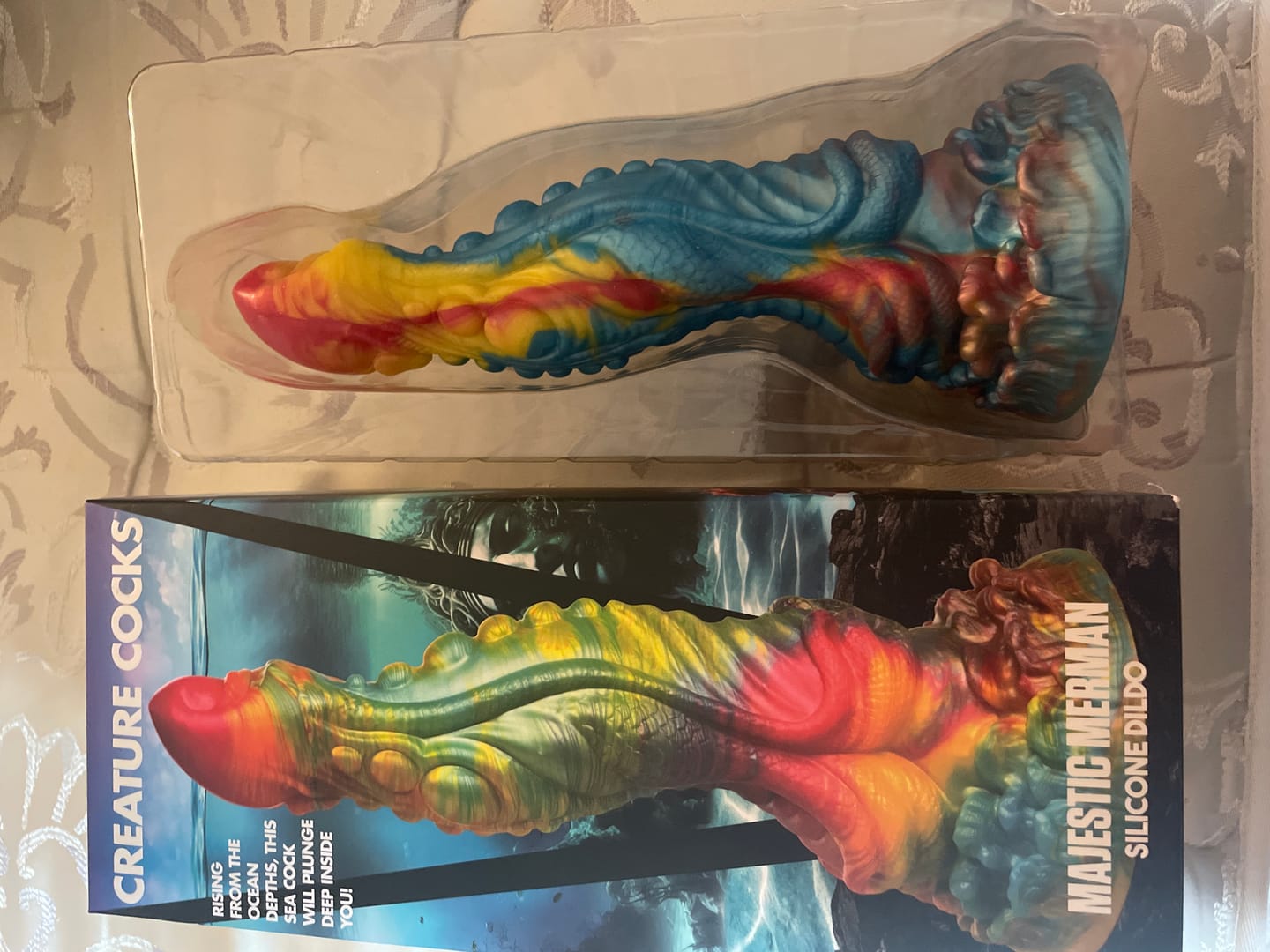 Customer photo review of Majestic Merman Silicone Dildo