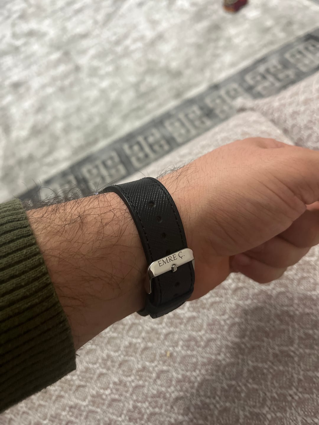 Customer photo review of Huawei Watch Deri Kordon Siyah - Safiano