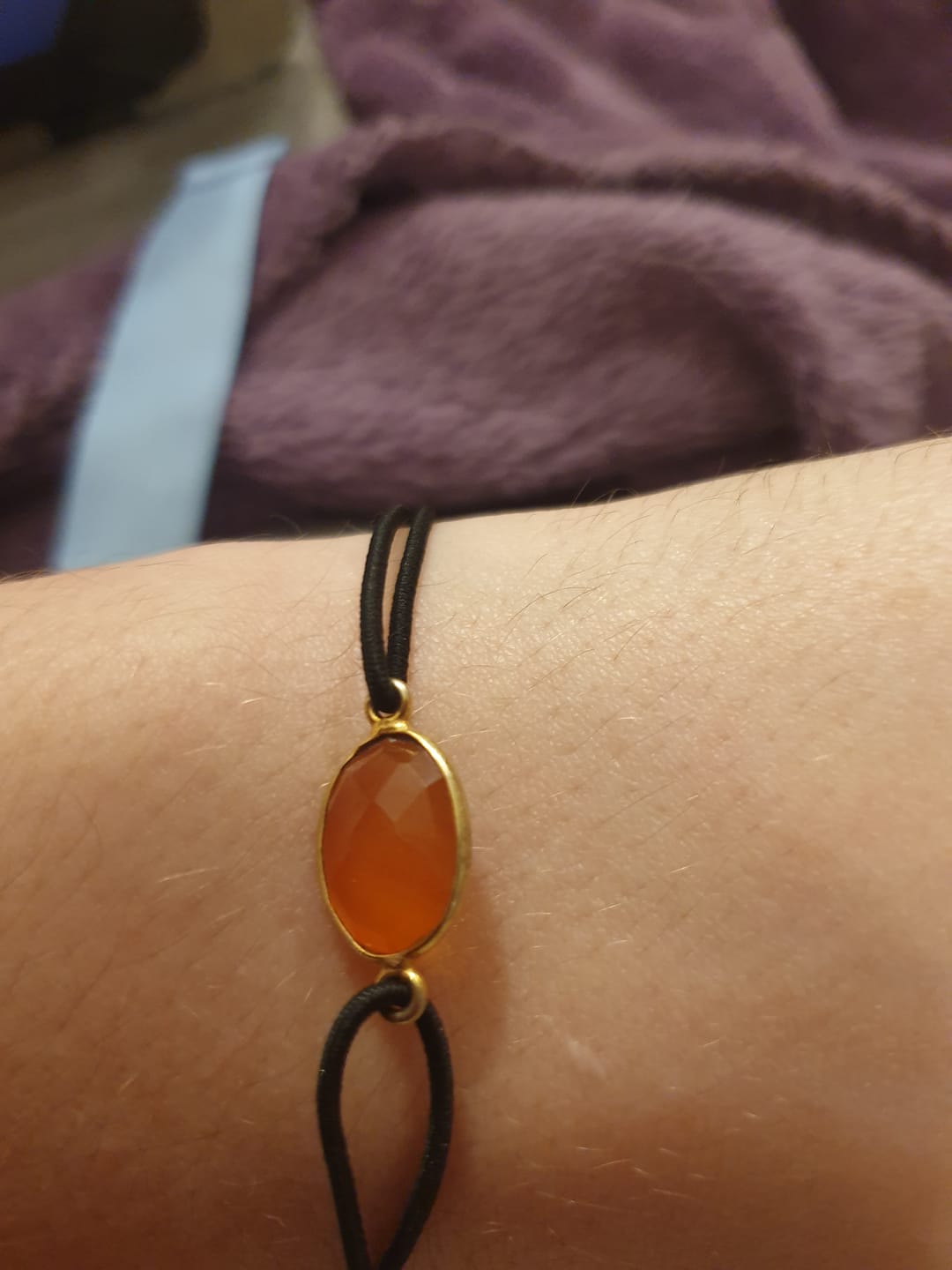 Customer photo review of Bracelet Cornaline : P.M.A - F.I.V - FIBROMES