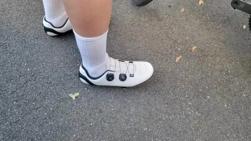 Customer photo review of Chaussures à Cales Cyclisme Durables - Confort+