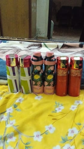 Customer photo review of Ekoz Aromeos Body Spray 200ml