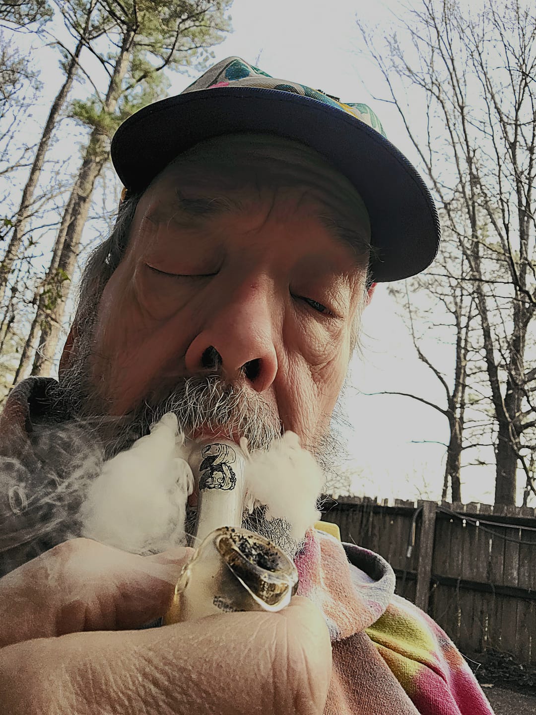 Customer photo review of OVERLORD X Futurama: Hypnotoad Trucker Cap