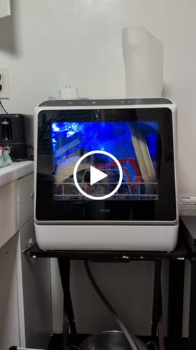 Customer video review of R01 Compact Countertop Dishwasher