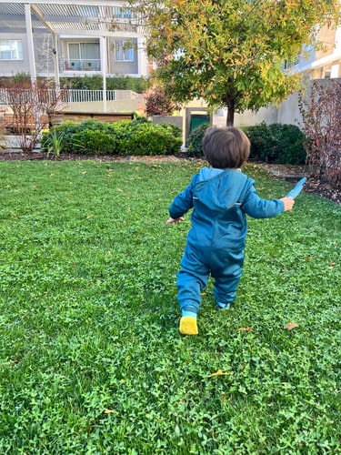 Customer photo review of Bota de agua ergonómica - Celeste - Patawa Kids