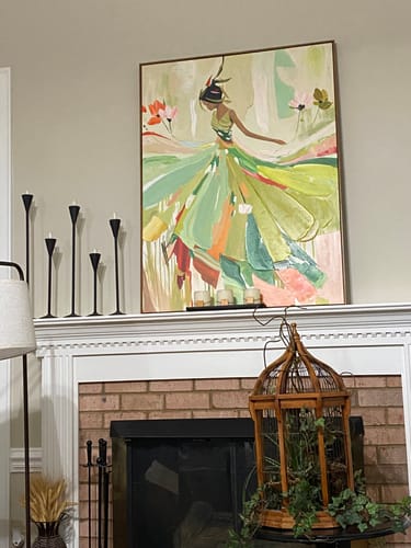 Customer photo review of Modern Abstract Painting #ABAV519