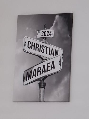 Customer photo review of COUPLES DATE OF LOVE by Cstm Canvas