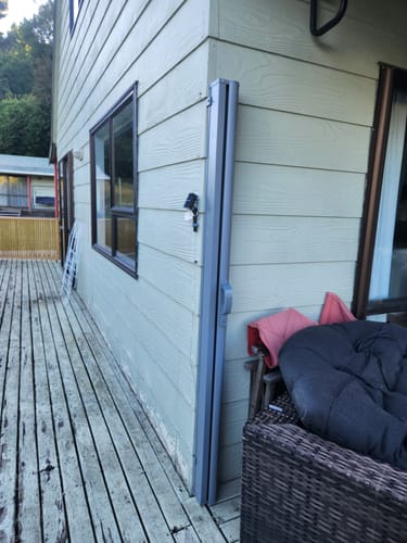 Customer photo review of Patio Screen Retractable Side Awning - 1.8m X 3m