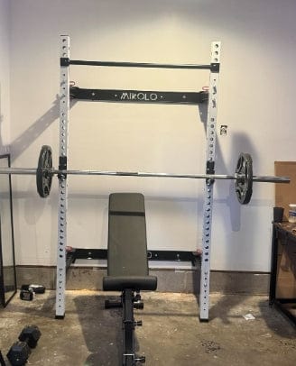 Customer photo review of FOLDGYM™ Wall Mounted Folding Squat Rack