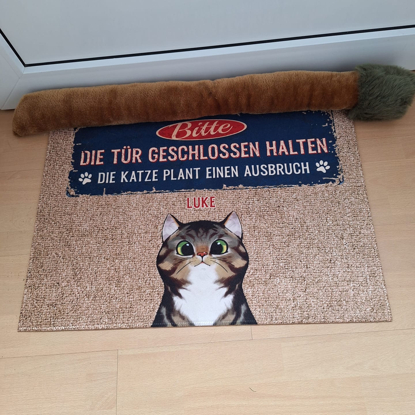 Customer photo review of Ausbruchsplan - Individuelle Fußmatte