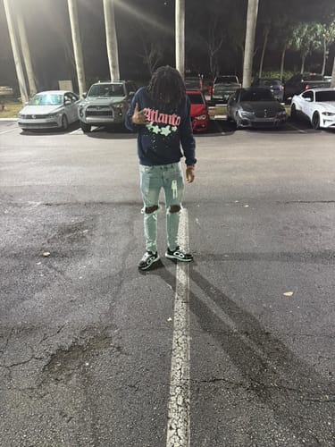 Customer photo review of Sp5der Atlanta Hoodie Navy