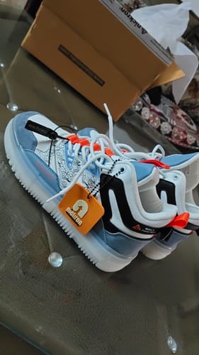 Customer photo review of Street Skate 2.0 Blue Low Top Premium Flat Sole Sneakers