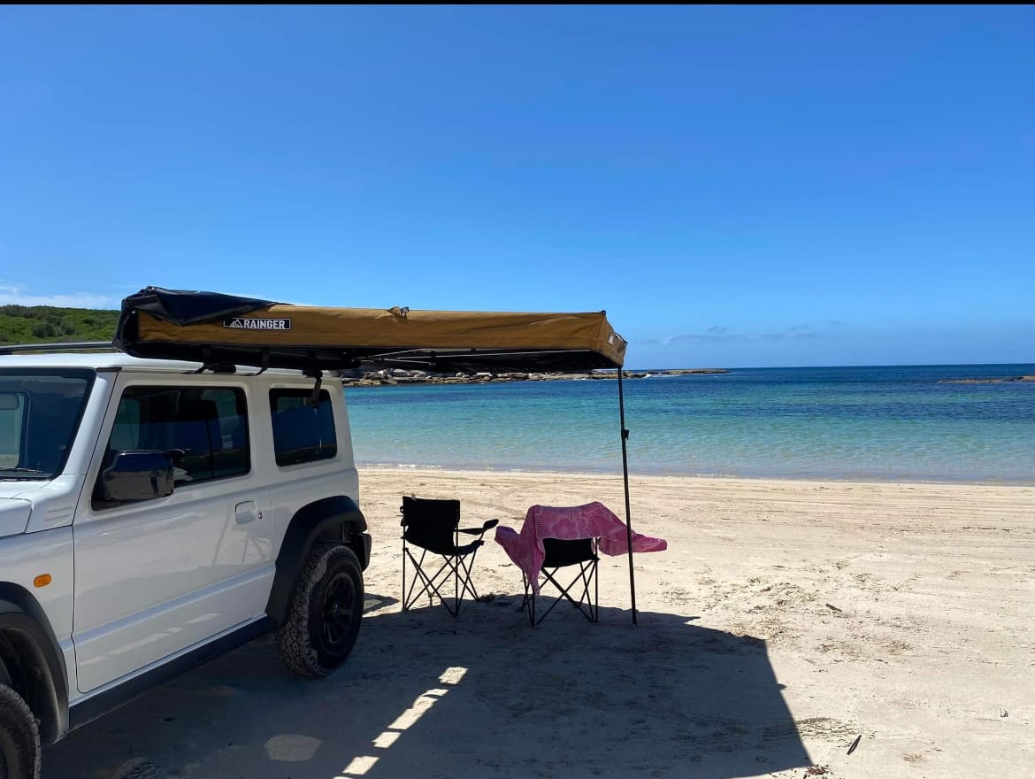 Customer photo review of Rainger Duo 270 Degree Awning - 1.7M Jimny/Jeep/SWB