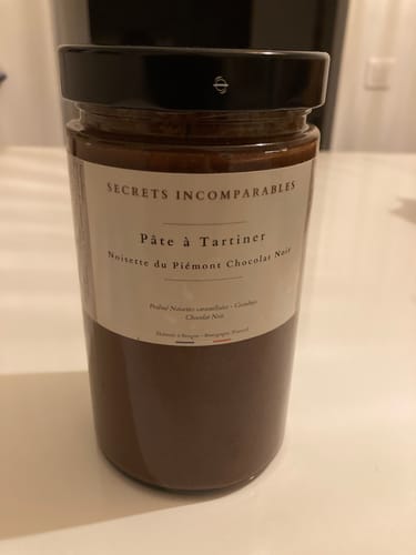 Customer photo review of Pâte à tartiner Noisette du Piémont IGP Chocolat Noir